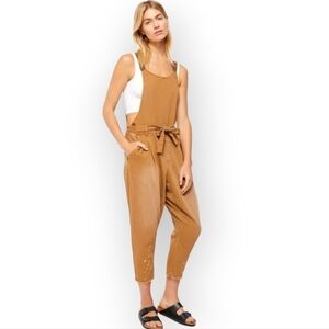 Free People Women's Tan Jumpsuit